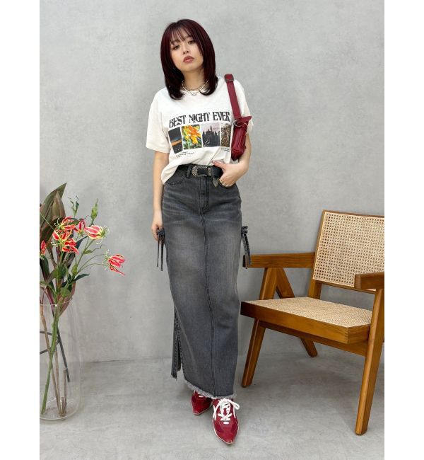 EVRIS「フロントフォトBIG Tシャツ」|Tシャツ・カットソー|