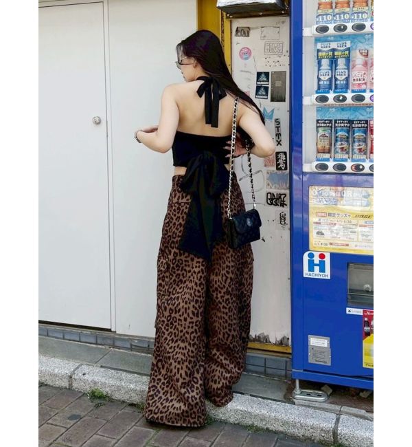 EVRIS「バックリボン ホルターネックトップス」|Tシャツ・カットソー|