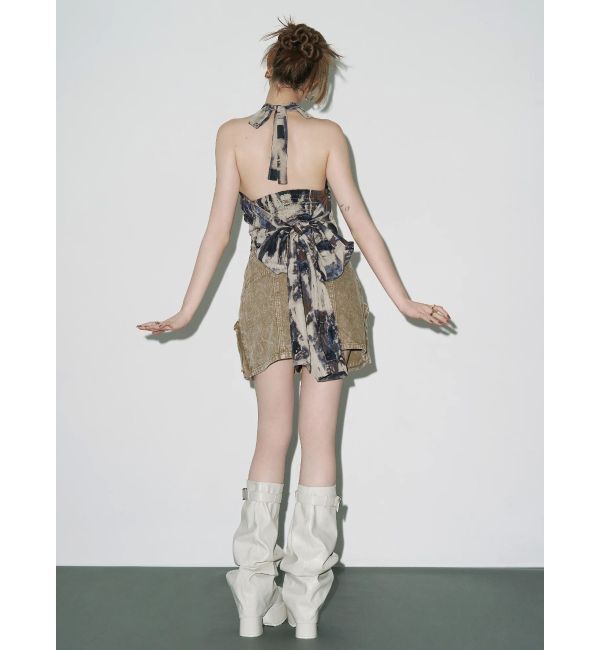 EVRIS「バックリボン ホルターネックトップス」|Tシャツ・カットソー|