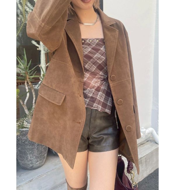 EVRIS「チェックベアトップ」|キャミソール|