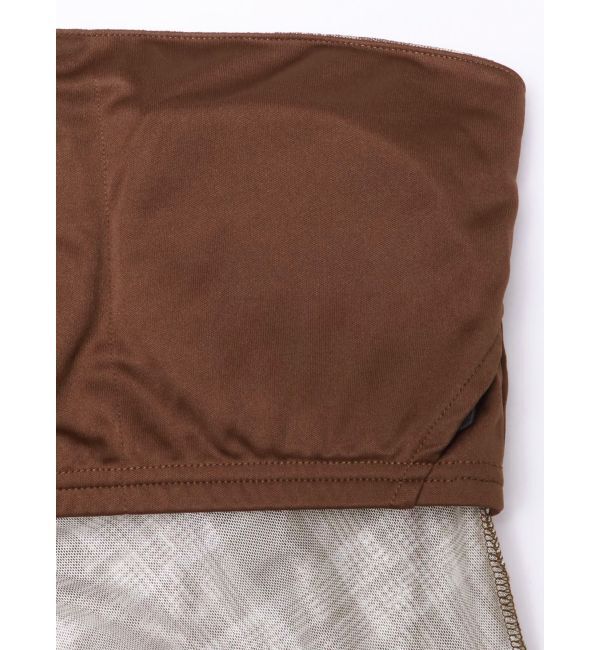 EVRIS「チェックベアトップ」|キャミソール|