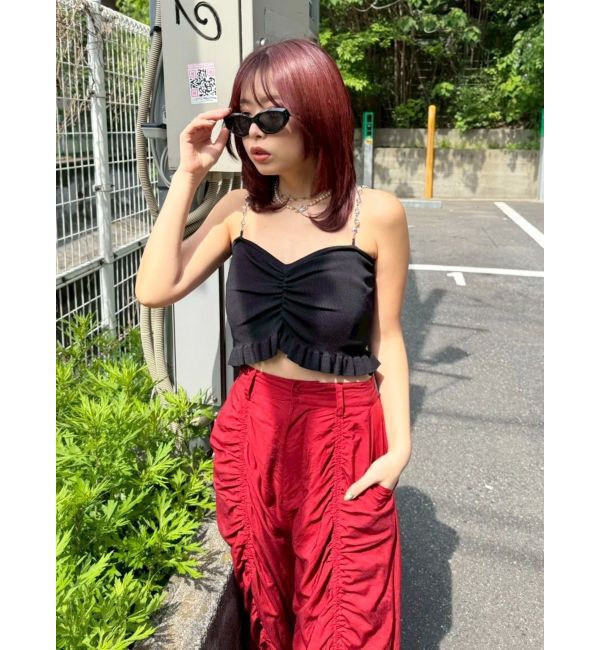 EVRIS「ドロストフレアパンツ」|その他|