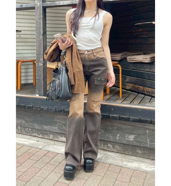 EVRIS「レースドッキングリブタンクトップ」|タンクトップ|