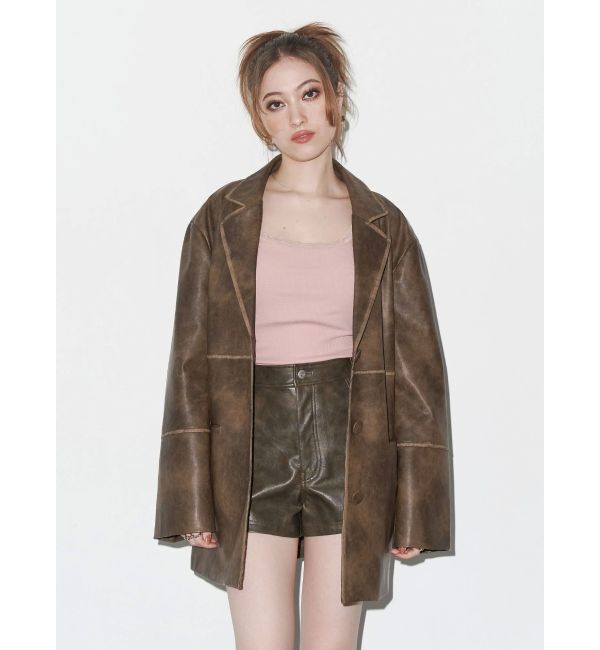 EVRIS「レースドッキングリブタンクトップ」|タンクトップ|