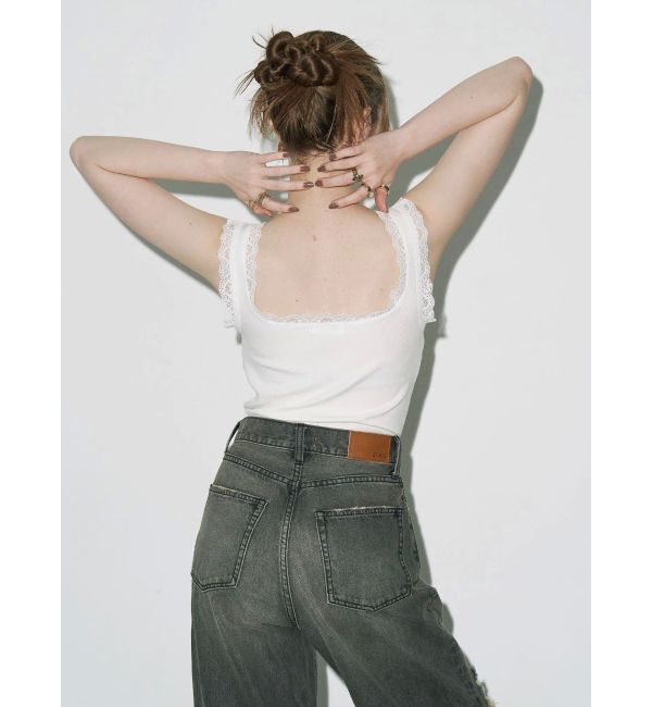 EVRIS「レースドッキングリブタンクトップ」|タンクトップ|