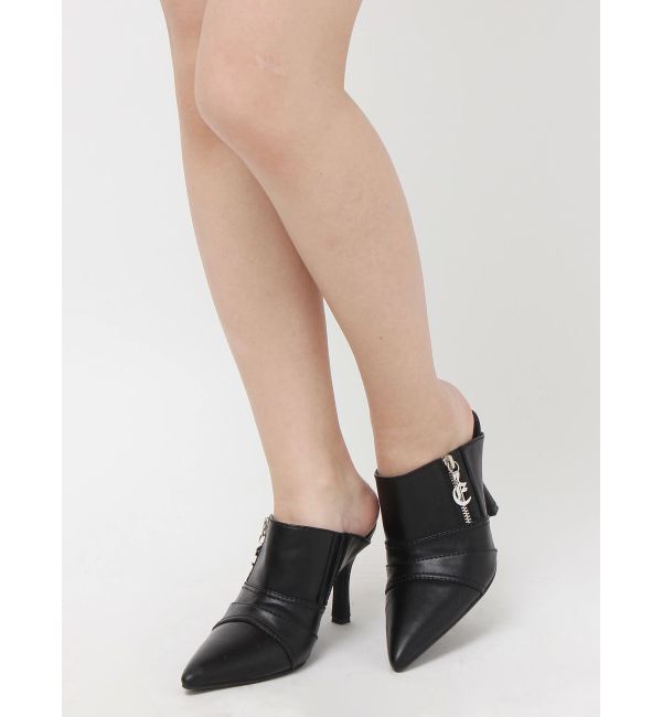 EVRIS「Eチャームポインテッドトゥミュール」|サンダル|