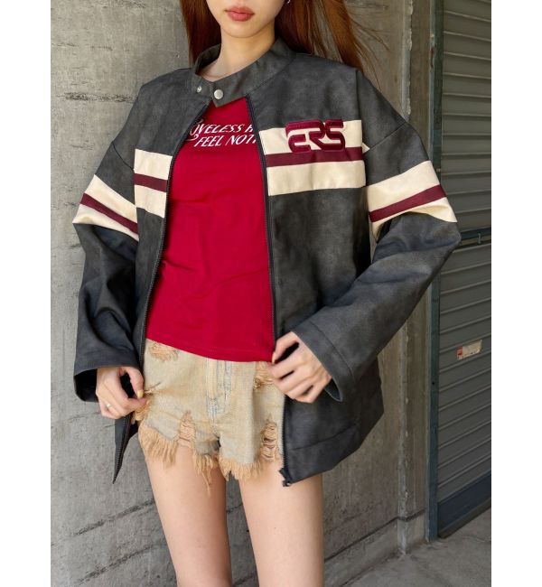 EVRIS「タイトグラフィックTシャツ」|Tシャツ・カットソー|