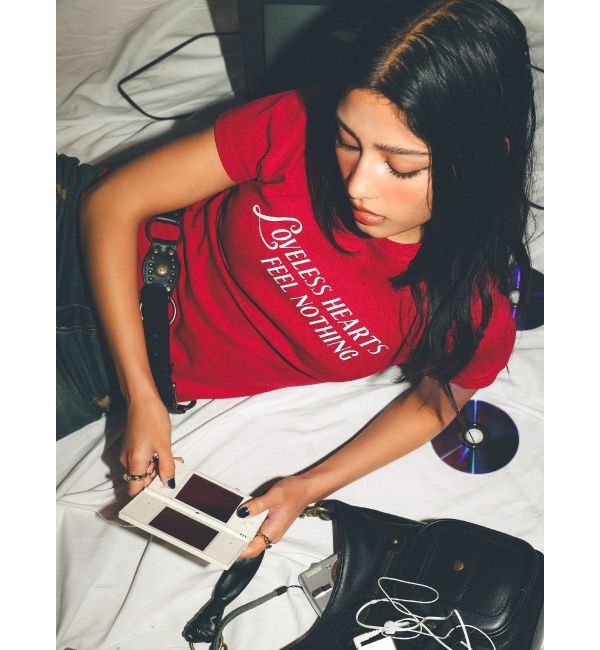 EVRIS「タイトグラフィックTシャツ」|Tシャツ・カットソー|