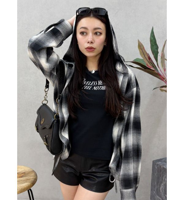 EVRIS「タイトグラフィックTシャツ」|Tシャツ・カットソー|