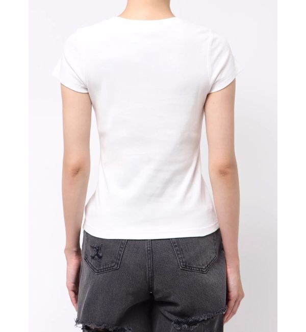 EVRIS「タイトグラフィックTシャツ」|Tシャツ・カットソー|