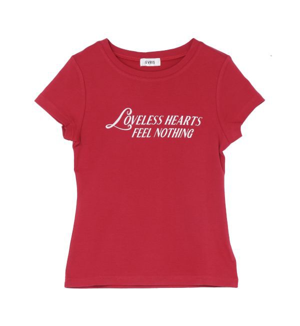 EVRIS「タイトグラフィックTシャツ」|Tシャツ・カットソー|