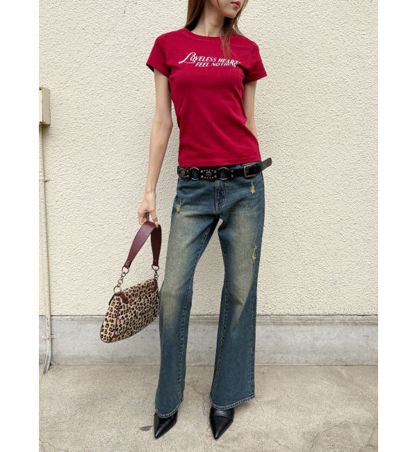 EVRIS「タイトグラフィックTシャツ」|Tシャツ・カットソー|