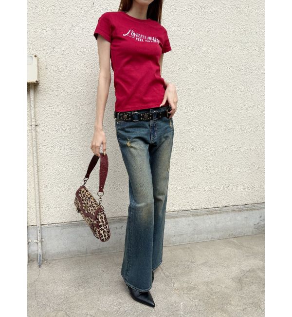 EVRIS「タイトグラフィックTシャツ」|Tシャツ・カットソー|