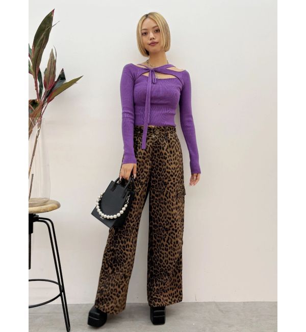 EVRIS「レオパードルーズカーゴパンツ」|その他|