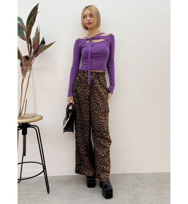 EVRIS「レオパードルーズカーゴパンツ」|その他|