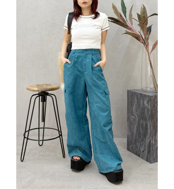 EVRIS「レオパードルーズカーゴパンツ」|その他|