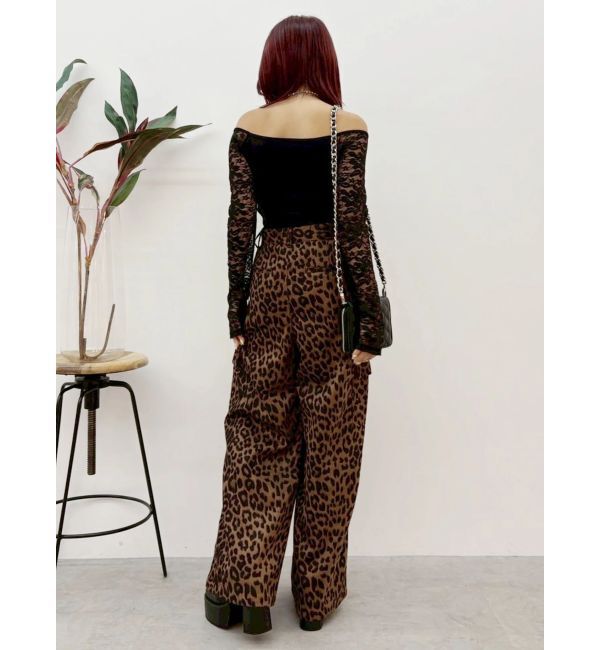 EVRIS「レオパードルーズカーゴパンツ」|その他|