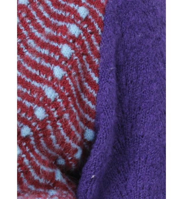 EVRIS「オリジナルパターンショートニットカーディガン」|ニット・セーター|