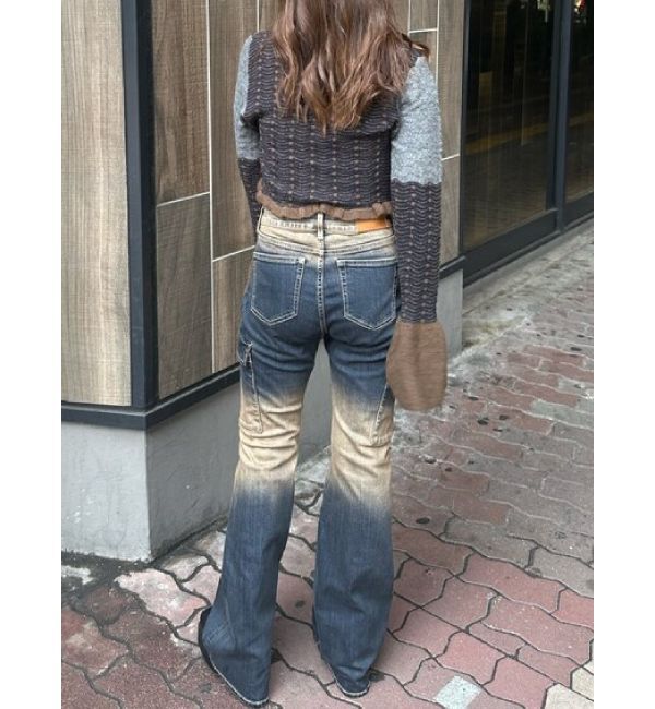 EVRIS「オリジナルパターンショートニットカーディガン」|ニット・セーター|