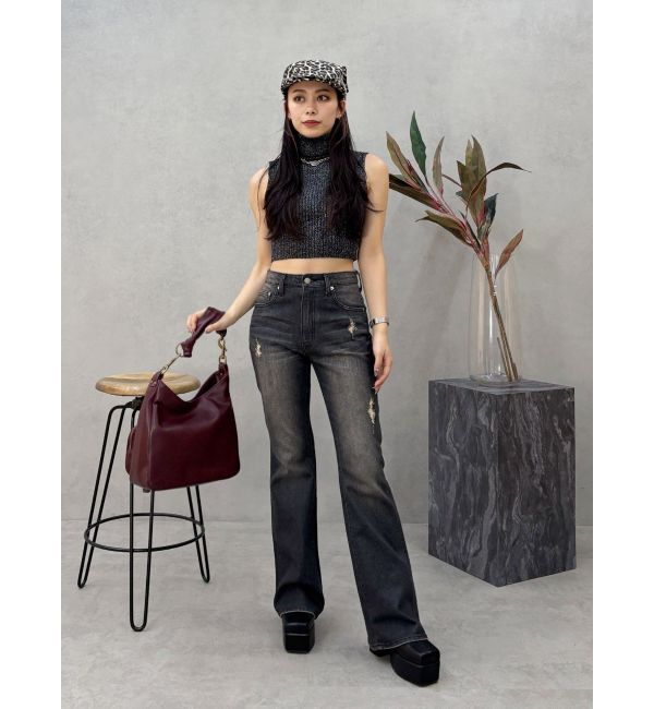 EVRIS「ラメニットノースリーブ」|ニット・セーター|