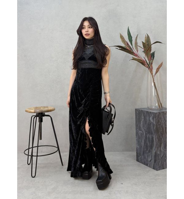 EVRIS「ラメニットノースリーブ」|ニット・セーター|