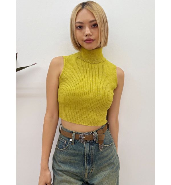 EVRIS「ラメニットノースリーブ」|ニット・セーター|