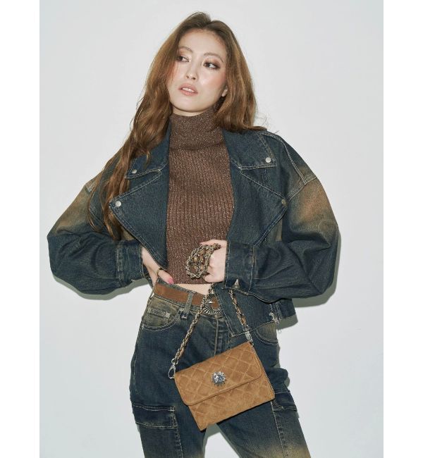 EVRIS「ラメニットノースリーブ」|ニット・セーター|