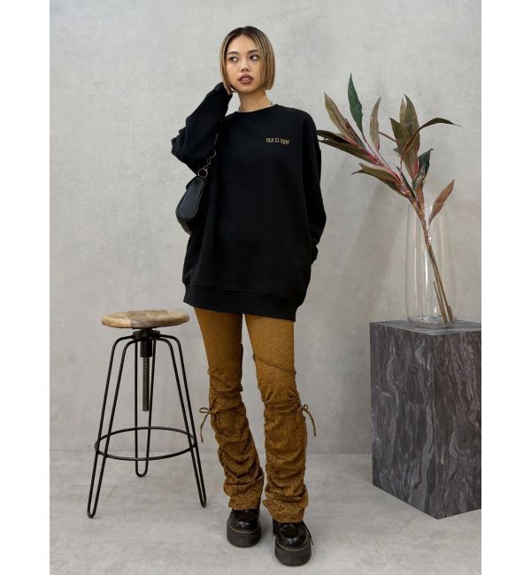 EVRIS「レースギャザーフレアレギンス」|その他|