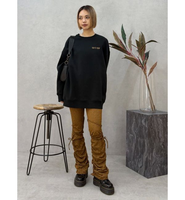 EVRIS「レースギャザーフレアレギンス」|その他|