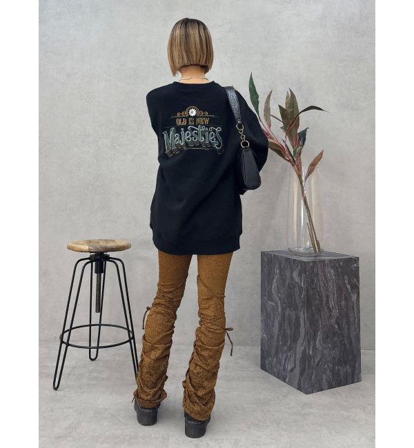 EVRIS「レースギャザーフレアレギンス」|その他|