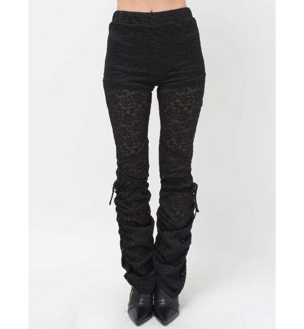 EVRIS「レースギャザーフレアレギンス」|その他|