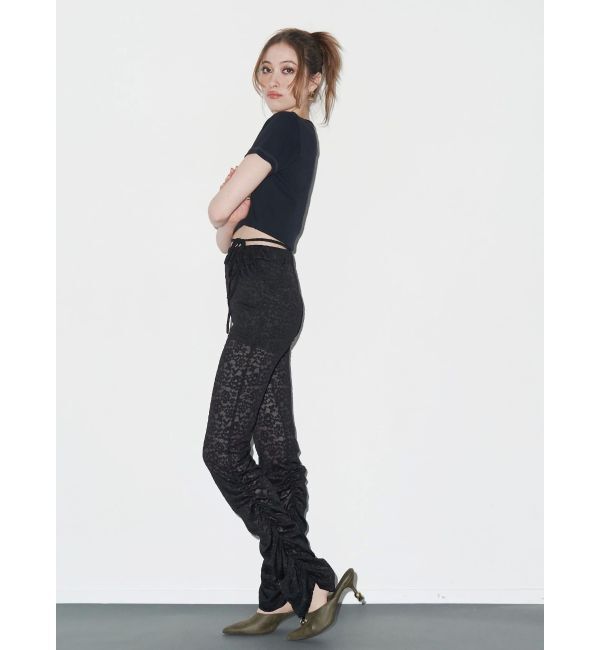 EVRIS「レースギャザーフレアレギンス」|その他|