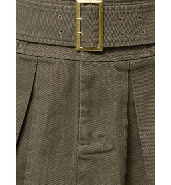 EVRIS「プリーツワイドベルトミニスカート」|スカート|