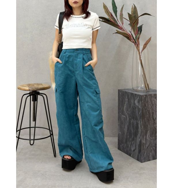 EVRIS「スタッズグラフィックショートTシャツ」|Tシャツ・カットソー|