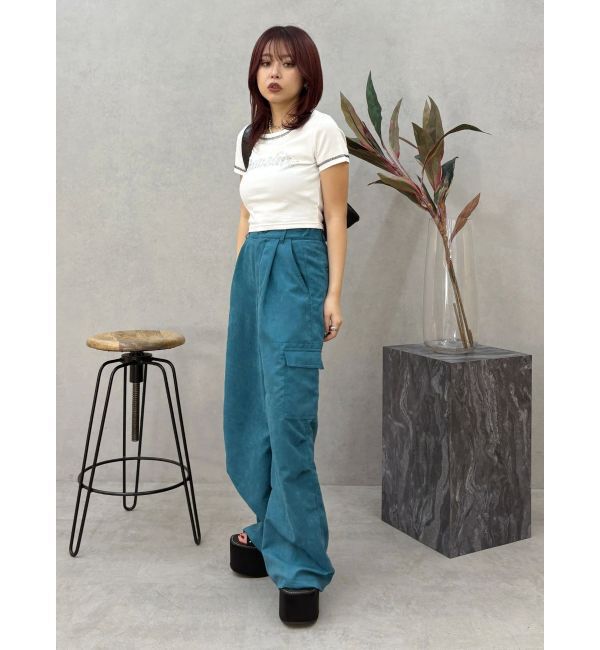 EVRIS「スタッズグラフィックショートTシャツ」|Tシャツ・カットソー|