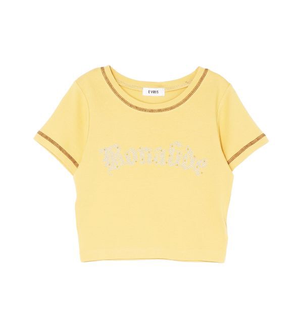 EVRIS「スタッズグラフィックショートTシャツ」|Tシャツ・カットソー|