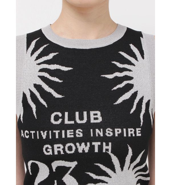 EVRIS「ジャガードグラフィックニットトップス」|ニット・セーター|