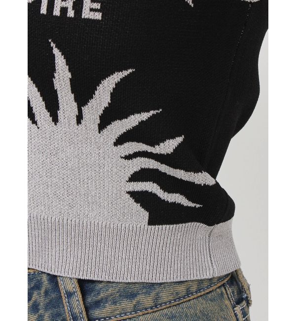 EVRIS「ジャガードグラフィックニットトップス」|ニット・セーター|
