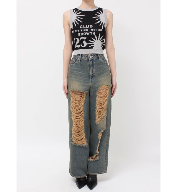 EVRIS「ジャガードグラフィックニットトップス」|ニット・セーター|