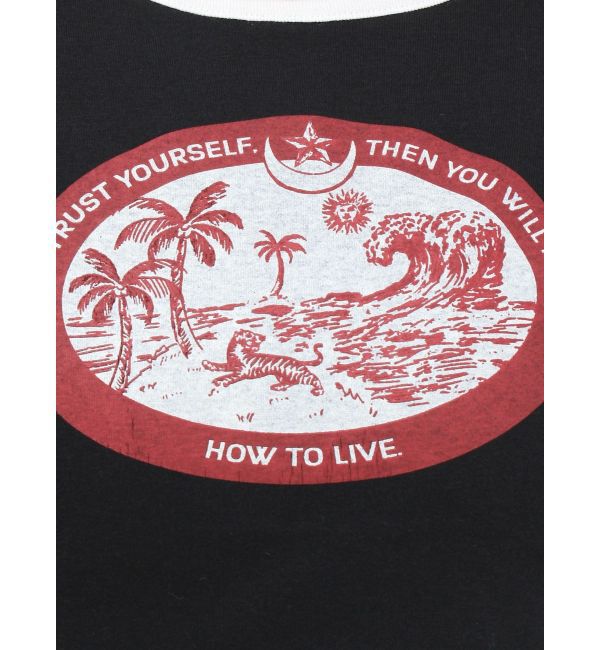 EVRIS「リンガーグラフィックショートTシャツ」|Tシャツ・カットソー|