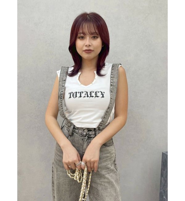 EVRIS「スタッズグラフィックタンクトップ」|タンクトップ|