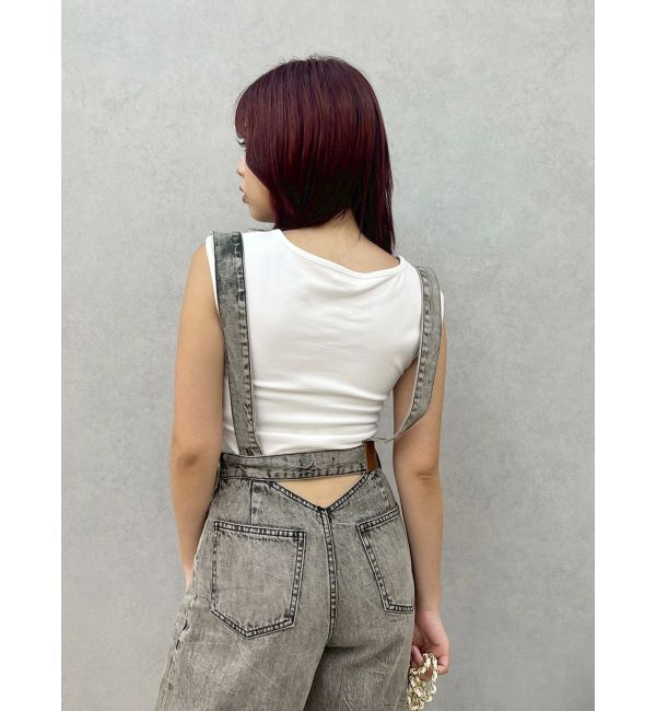 EVRIS「スタッズグラフィックタンクトップ」|タンクトップ|