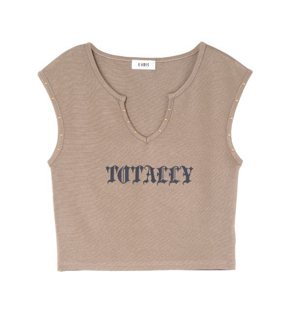 EVRIS「スタッズグラフィックタンクトップ」|タンクトップ|