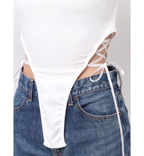 EVRIS「サイドレースアップデザイントップス」|Tシャツ・カットソー|