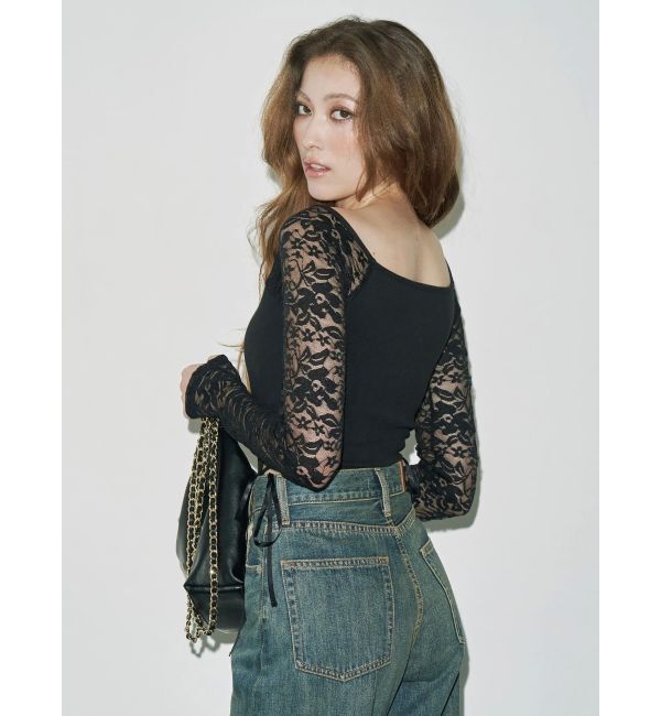 EVRIS「サイドレースアップデザイントップス」|Tシャツ・カットソー|