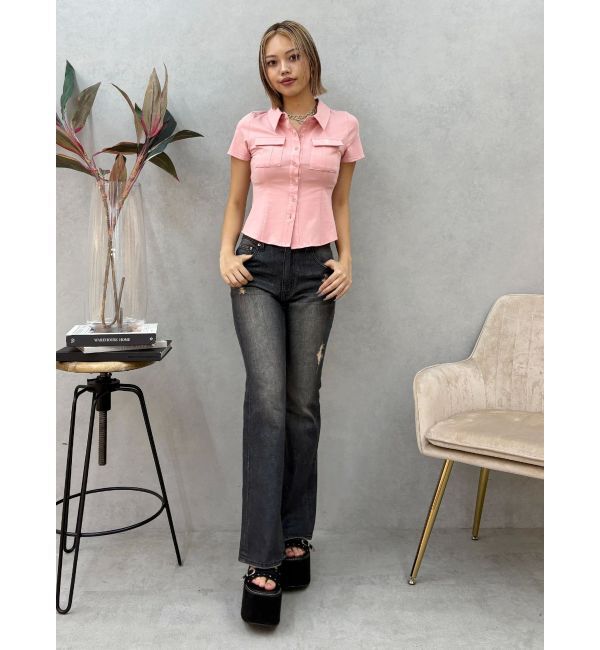 EVRIS「タイトポケットシャツ」|シャツ・ブラウス|