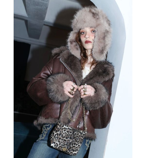 EVRIS「キルティングビジューチェーンミニBAG」|ショルダー・メッセンジャー|