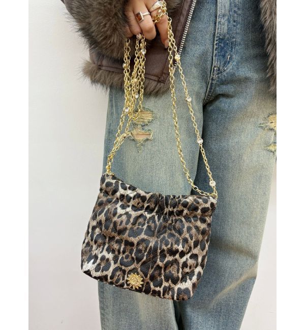 EVRIS「キルティングビジューチェーンミニBAG」|ショルダー・メッセンジャー|