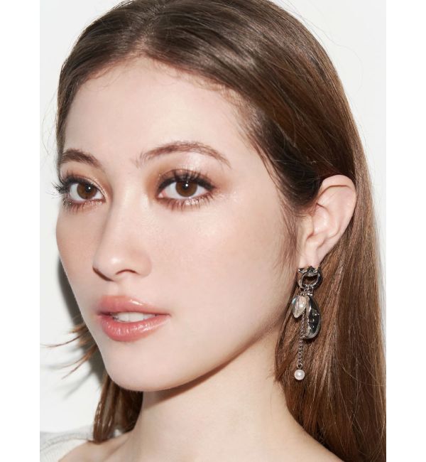 EVRIS「CLEAR HEART SUNNY ピアス」|ピアス|