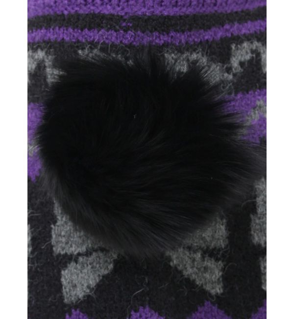 EVRIS「オリジナルグラフィックオフショルニットトップス」|ニット・セーター|